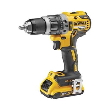DEWALT DCD796D2-QW Hammerbor/ skruemaskine 2 batterier inkluderet 18V  (DCD796D2-QW)