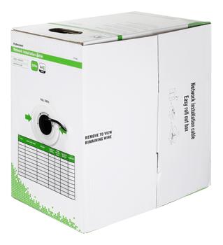 DELTACO UTP patchkabel,  Cat.6, 305m, okontakterad,  bulk (TP-49A)