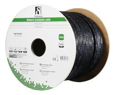 Deltaco Cat6A Outdoor cable SFTP black 100m