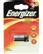 ENERGIZER Battery, ENERGIZER Photo Lithium, 123, 3V