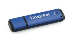 KINGSTON 8GB DTVP30 256BIT AES ENCRYPTED USB 3.0 MEM
