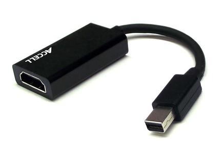ACCELL Mini DisplayPort 1.2 - HDMI 2.0 Aktiv Adapter, 4K, svart (B086B-012B $DEL)