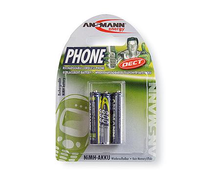 ANSMANN 1x3 maxE NiMH rech.bat. Micro AAA 800 mAh DECT PHONE (5030142)