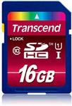 TRANSCEND 16GB SDHC Class10 UHS-I Card (Alt. TS16GSDHC10U1) (TS16GSDHC10U1)