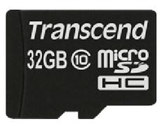 TRANSCEND 32GB MicroSDHC (SD 3.0) Class 10 (Alt. TS32GUSDHC10)