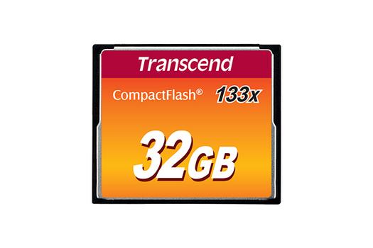 TRANSCEND 32GB Compact Flash Card (133X) MLC (Alt. TS32GCF133) (TS32GCF133)