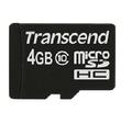 TRANSCEND 4GB MICRO SDHC10(NOBOX+ADAPTER