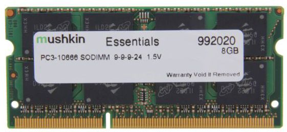 MUSHKIN So-Dimm 8Gb Ddr3 Essentials  (992020)