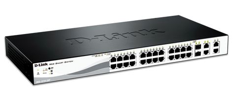 D-LINK 28-PORT LAYER2 POE SMART (DES-1210-28P)