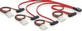 DELOCK Multilane SAS-kaapeli SFF8087 > 4xSFF8482 & Molex