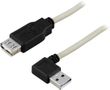DELTACO USB 2.0 USB extension cable 0.2m