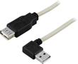 DELTACO USB 2.0 USB extension cable 0.2m
