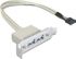 DELOCK intern kabel för USB 2.0, IDC10 ha - 2xUSB 2.0 A ho, 0,5m