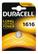 DURACELL knappcellsbatteri, CR 1616, Lithium, 3V, 1-pack