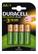 DURACELL laddningsbara batterier, AA (LR06), Ni-MH, 1300mAh, 1,2V, 4-p