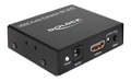 DELOCK HDMI Stereo/5.1 ljud omvandlare, UltraHD, stereo, S/PDIF, svart