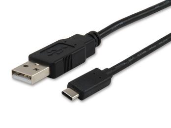 EQUIP USB 2.0 Kabel A->C M/M 1,0m Type C (12888107)