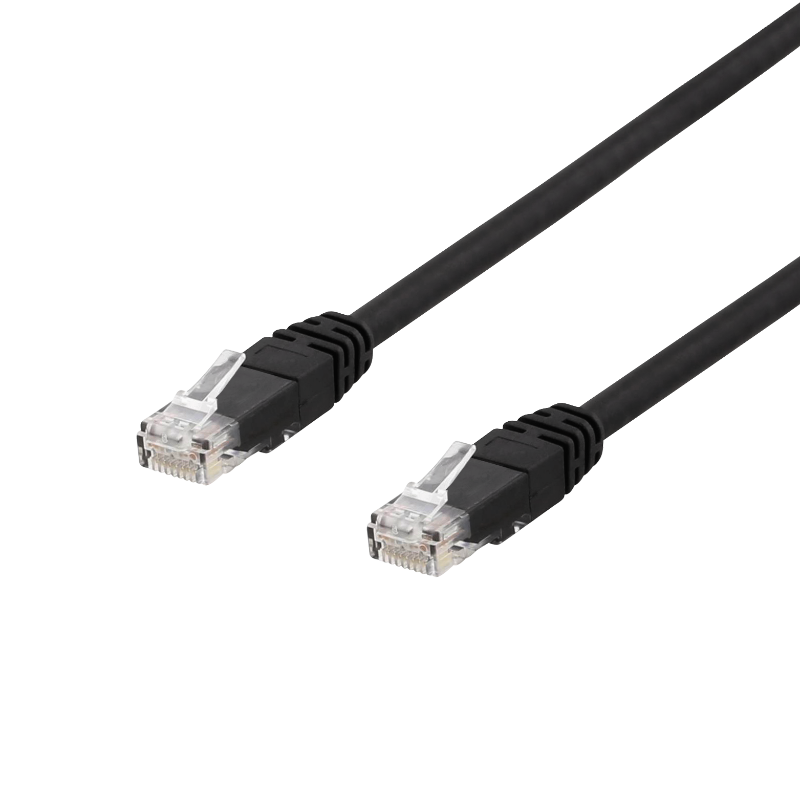 U/UTP Cat6a patch cable, 7m, 500MHz, LSZH, black