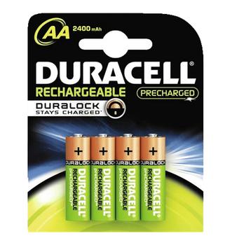 DURACELL Batteri Duracell StayCharged opladeligt HR6 AA MAH 2400 Pk/4 (057043)