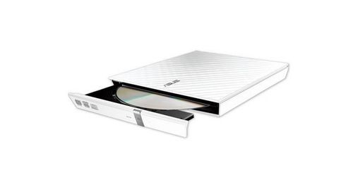 ASUS SDRW-08D2S-U LITE WHITE EXTERNAL 8X SLIM DVD RECORDER IN (90-DQ0436-UA221KZ)