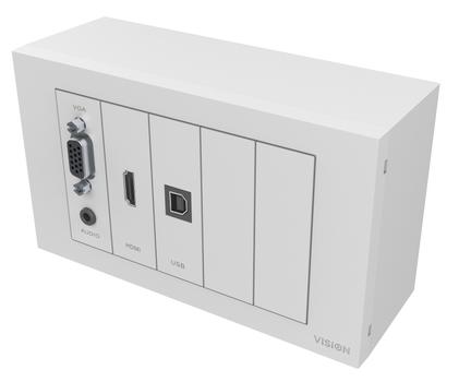 VISION N Techconnect Modular AV Faceplate Cable Pack - LIFETIME WARRANTY (TC3-PK3MCABLES)