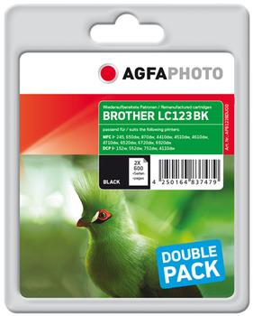 AGFAPHOTO Ink 2xBlack rpl LC123BKBP2DR (APB123BDUOD)