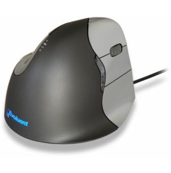 EVOLUENT Vertical Mouse 4, högerhänta Ergonomisk mus, Optisk, USB/PS2 (VM4R)