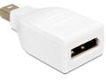 DELOCK DeLOCK-sovitin, Mini DisplayPort u - DisplayPort n, musta