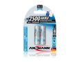 ANSMANN 1x2 maxE NiMH rech.bat. 2500 Mignon AA 2400 mAh