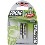ANSMANN 1x2 maxE NiMH rech.bat. Micro AAA 800 mAh DECT PHONE
