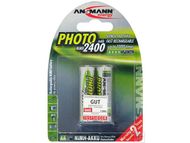 ANSMANN 1x2 NiMH rech. battery Mignon AA 2400 mAh PHOTO (5030492)