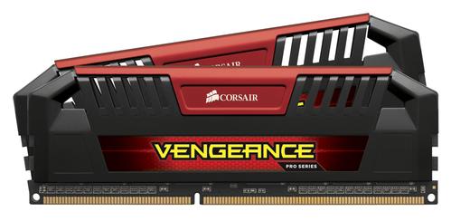 CORSAIR DIMM DDR3  8GB 1600MHz 2x240 Dimm Unbuffered 9-9-9-24 Vengeance Pro Red  Heatspreader  XMP 13 15V (CMY8GX3M2A1600C9R)