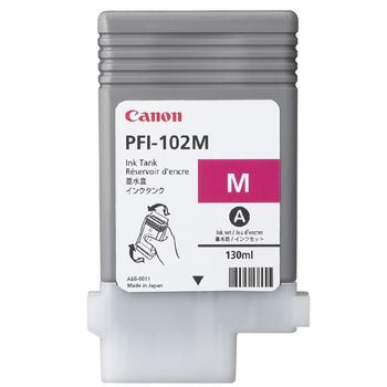 CANON PFI102M Magenta Standard Capacity Ink Cartridge 130ml - 0897B001 (0897B001)