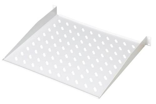 DIGITUS 1U rack mount fixed shelf vented. Grey (RAL 7035). (DN-97614)