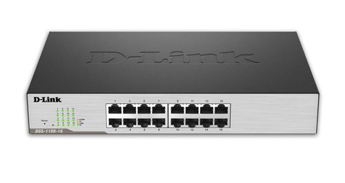 D-LINK 16-port 10/ 100/ 1000 Switch (DGS-1100-16)