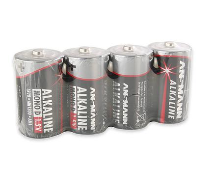 ANSMANN 1x4 Alkaline Mono D LR 20 red-line (5015581)