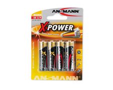 ANSMANN 1x4 Alkaline Mignon AA LR 6 X-Power