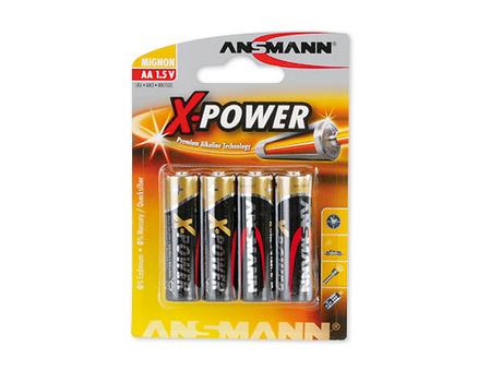 ANSMANN X-POWER Mignon AA - Battery 4 x AA alkalin (5015663)