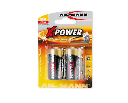 ANSMANN X-POWER Baby C - Battery 2 x C alkaline (5015623)