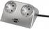 BRENNENSTUHL Tischsteckdose Desktop-Power 2fach 1.8m silber