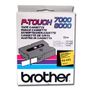 BROTHER TAPE TX-651 24MM BLACK ON YELLOW