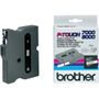 BROTHER P-Touch svart/vit 6mm