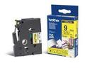 BROTHER P-Touch TZE-621 black on yellow 9mm