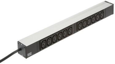 BACHMANN 19" 1U 12xIEC switchlock  (333.616)