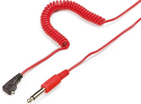 KAISER Flash Cable, red, 10m PC and jack plug, 6,35mm 1409 (1409)