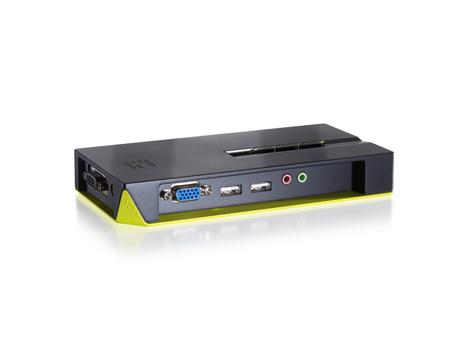 LEVELONE KVM switch USB 4 port m. audio (KVM-0421)