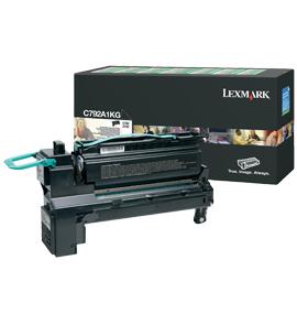 LEXMARK - svart - original - tonerpatron - LCCP, LRP