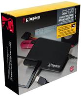 Kingston SSD Installation Kit - drevkabinett - SATA 3Gb/s - USB 2.0