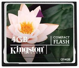 KINGSTON CF Card 4GB Compact Flash (CF/4GB)