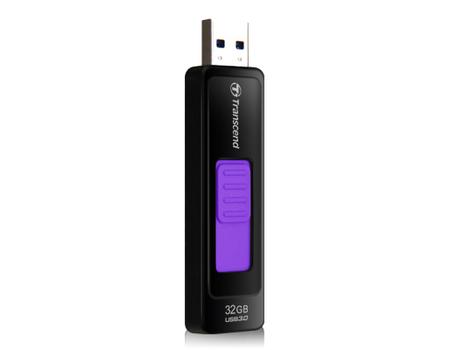 Transcend JETFLASH 760 32GB USB 3.0 USB3.0,  Capless, black/ purple (TS32GJF760)
